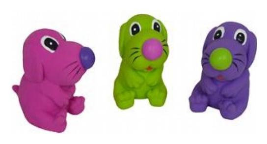 Squeaking dog 8 cm